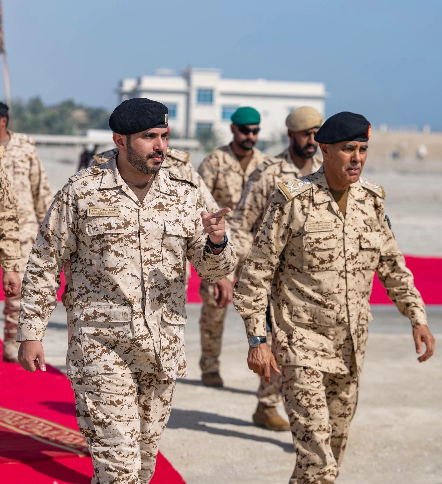 رئيس هيئة الأركان يحضر حفل افتتاح ميدان حواجز المغاوير التابع لكتيبة المشاة البحرية