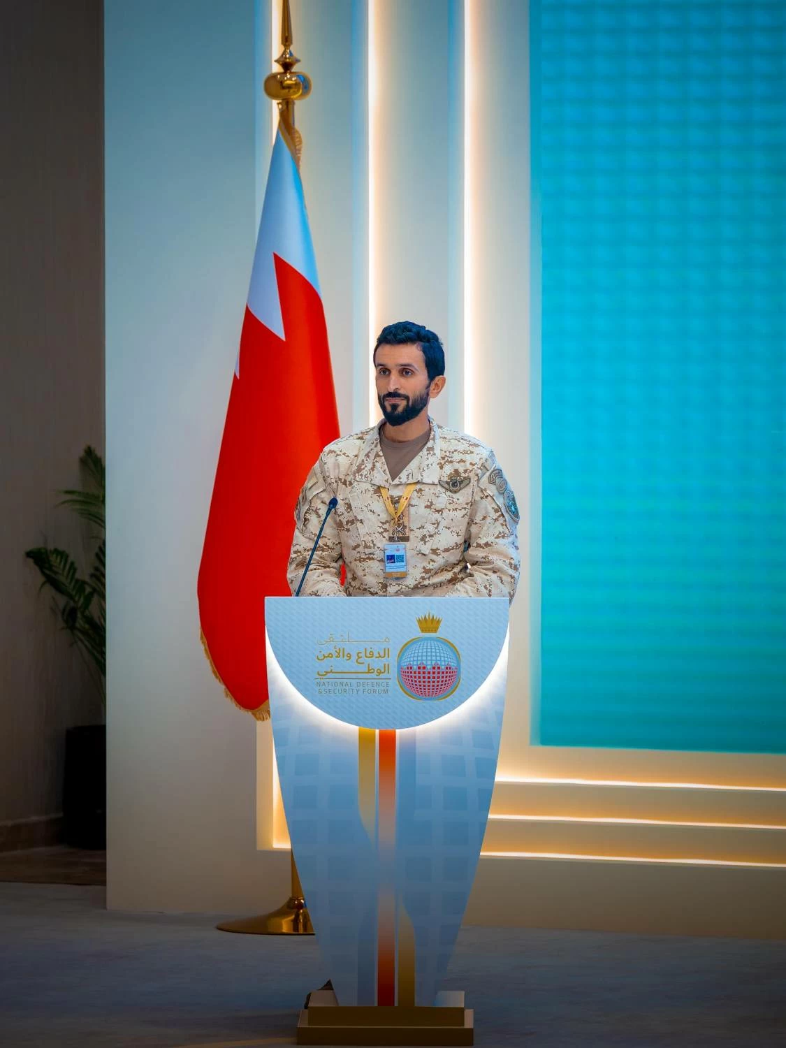 ناصر بن حمد يفتتح أعمال النسخة الثانية من ملتقى الدفاع والأمن الوطني