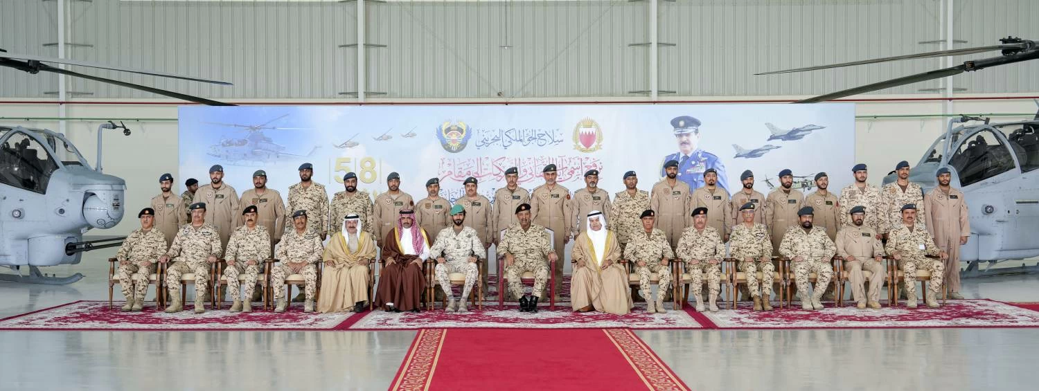 القائد العام  يحضر حفل افتتاح المرحلة الثانية من مشروع درع البحرين بسلاح الجو الملكي