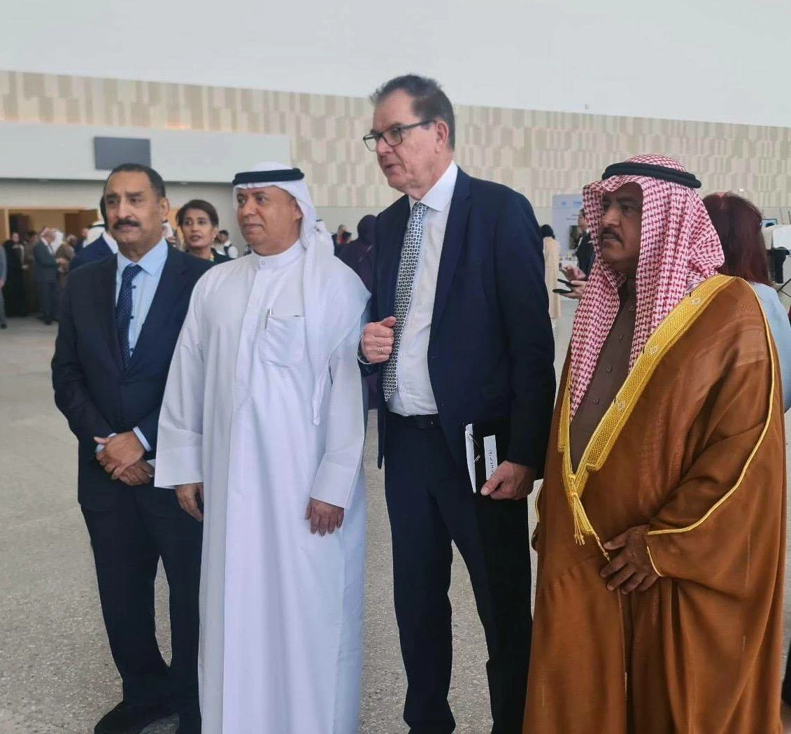 القائم بأعمال الأمين العام للمؤسسة الملكية للأعمال الإنسانية يلتقي المدير العام لمنظمة الأمم المتحدة للتنمية الصناعية