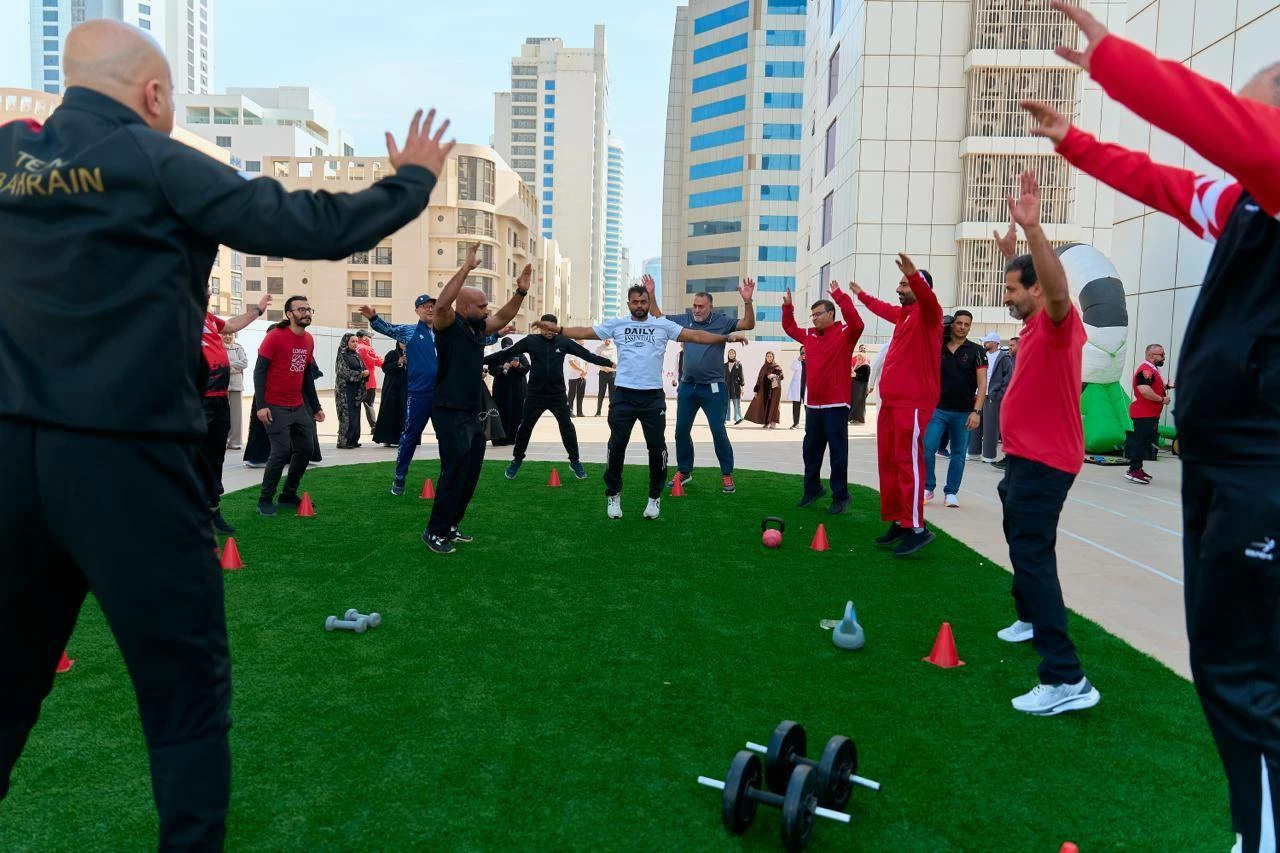 وزارة الصحة تحتفي باليوم الرياضي لمملكة البحرين
