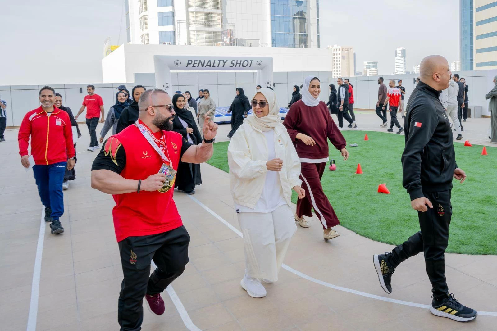 وزارة الصحة تحتفي باليوم الرياضي لمملكة البحرين