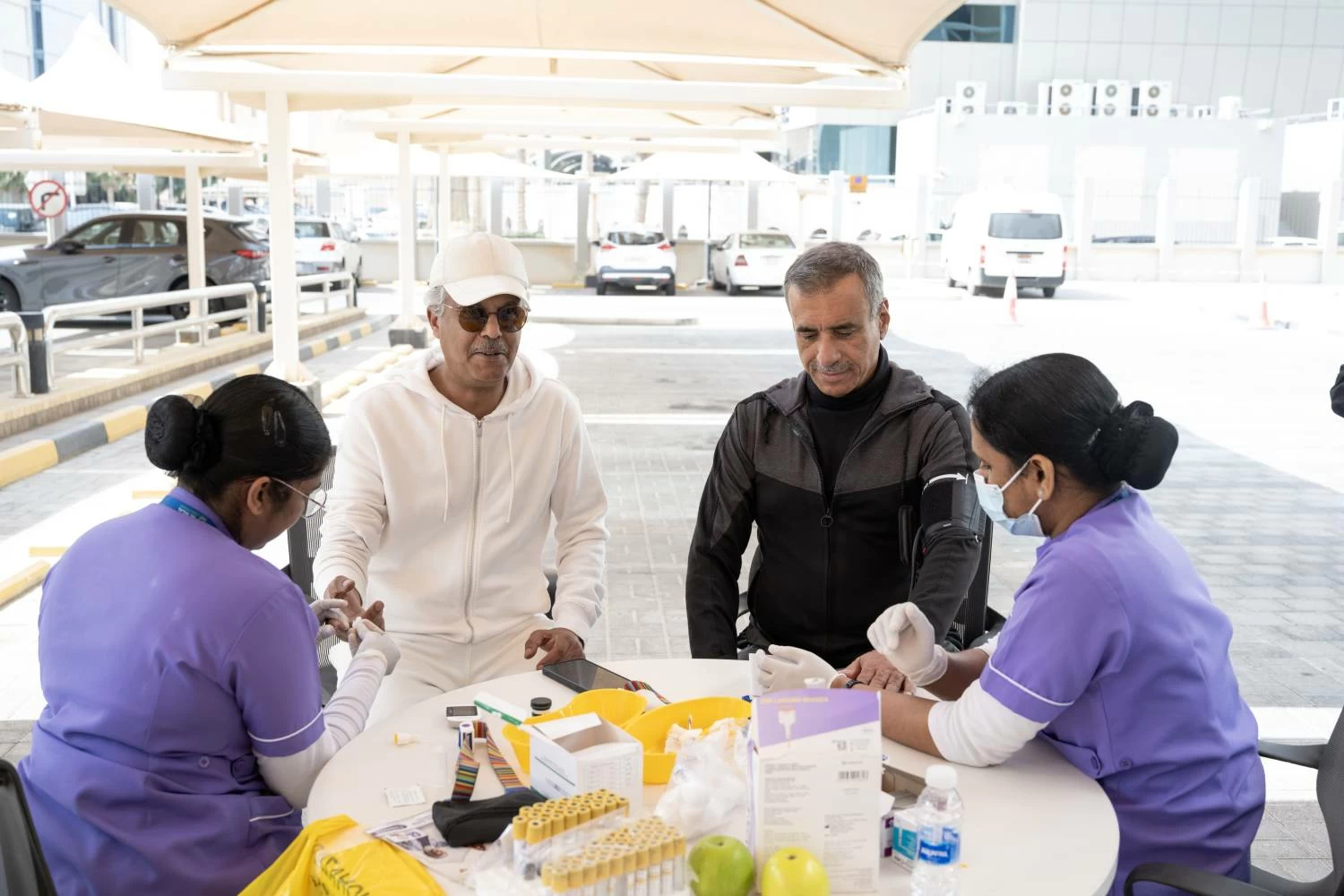 جهاز المساحة والتسجيل العقاري يشارك في فعاليات اليوم الرياضي لمملكة البحرين