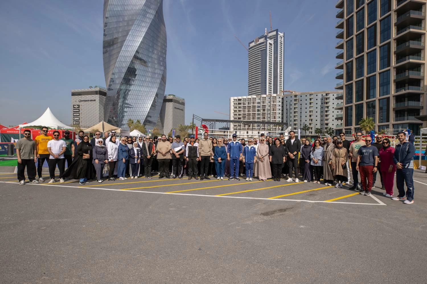 قطاعا الشباب والرياضة يشاركان في فعاليات اليوم الرياضي لمملكة البحرين