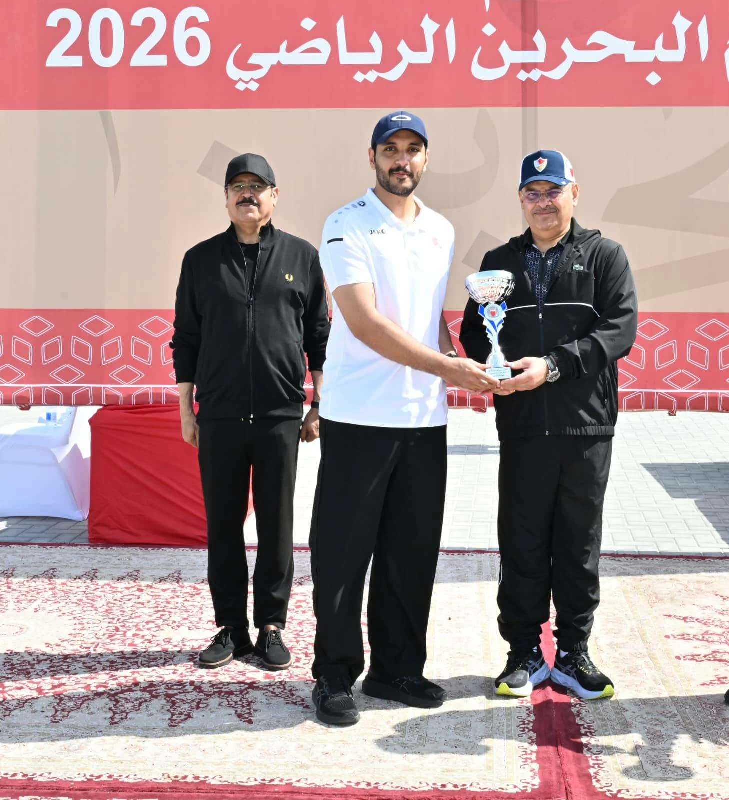 رئيس الشرطة يحضر فعالية اليوم الرياضي