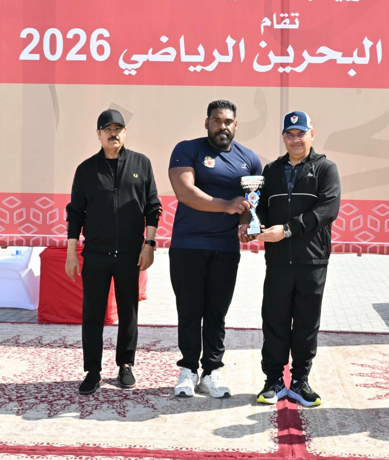 رئيس الشرطة يحضر فعالية اليوم الرياضي