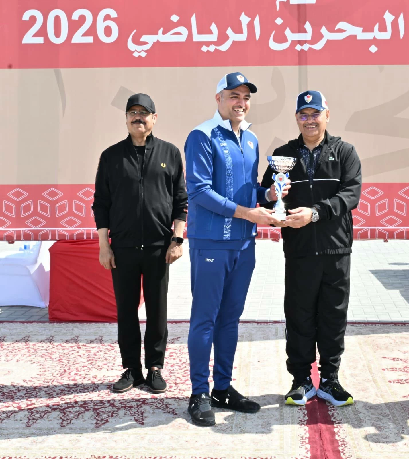 رئيس الشرطة يحضر فعالية اليوم الرياضي