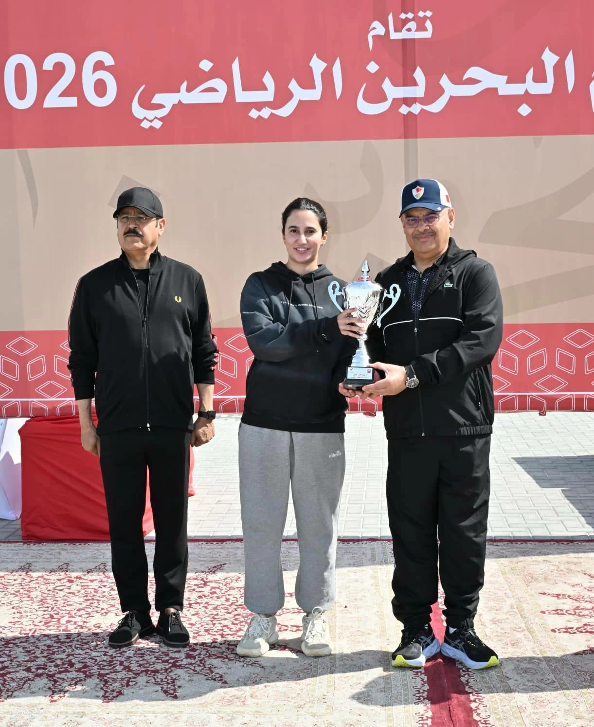 رئيس الشرطة يحضر فعالية اليوم الرياضي