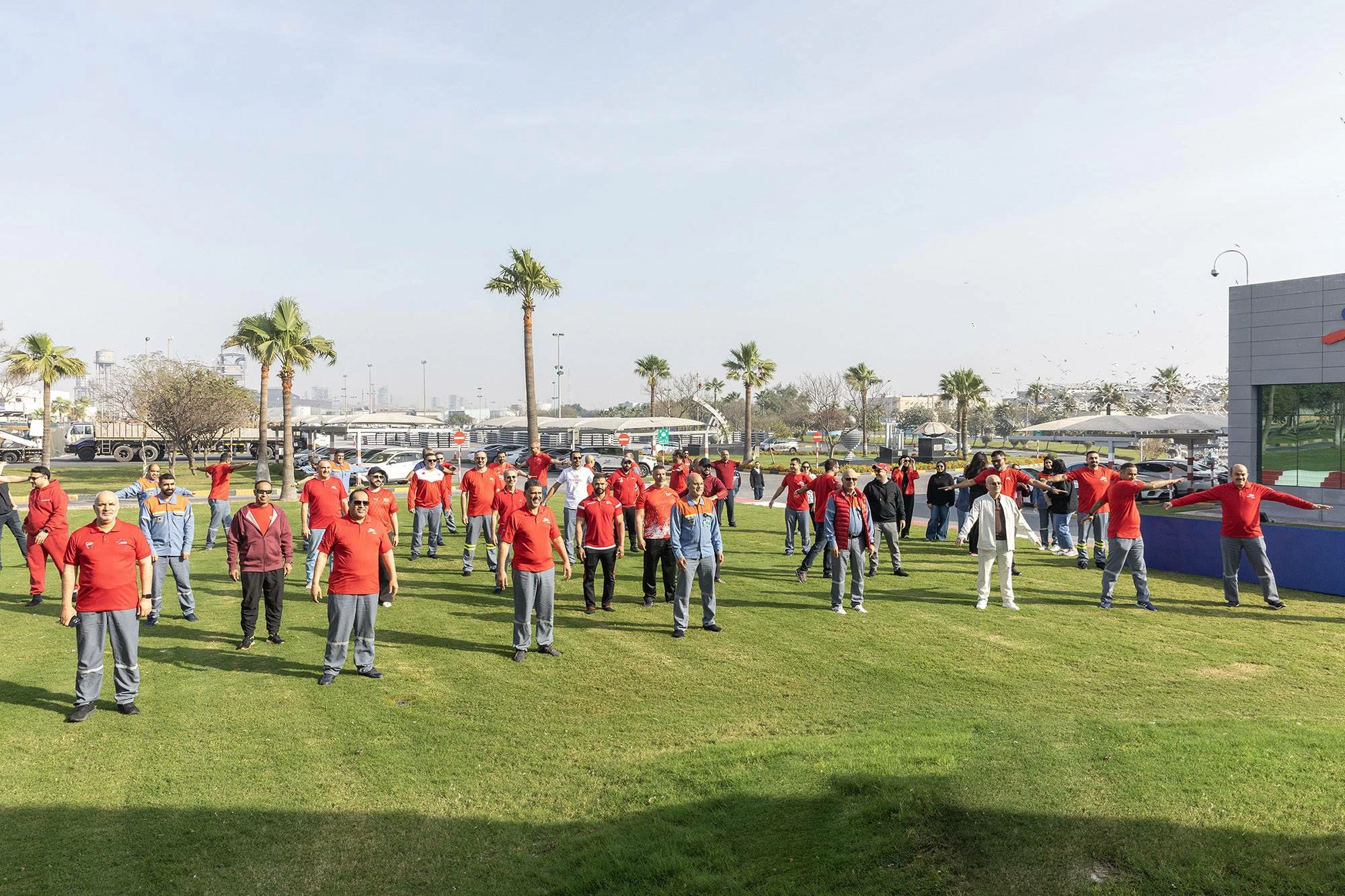 البا تنظم فعالية للمشي بمناسبة يوم البحرين الرياضي