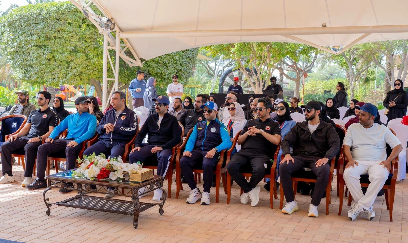 المحافظة الجنوبية تشارك باليوم الرياضي لمملكة البحرين