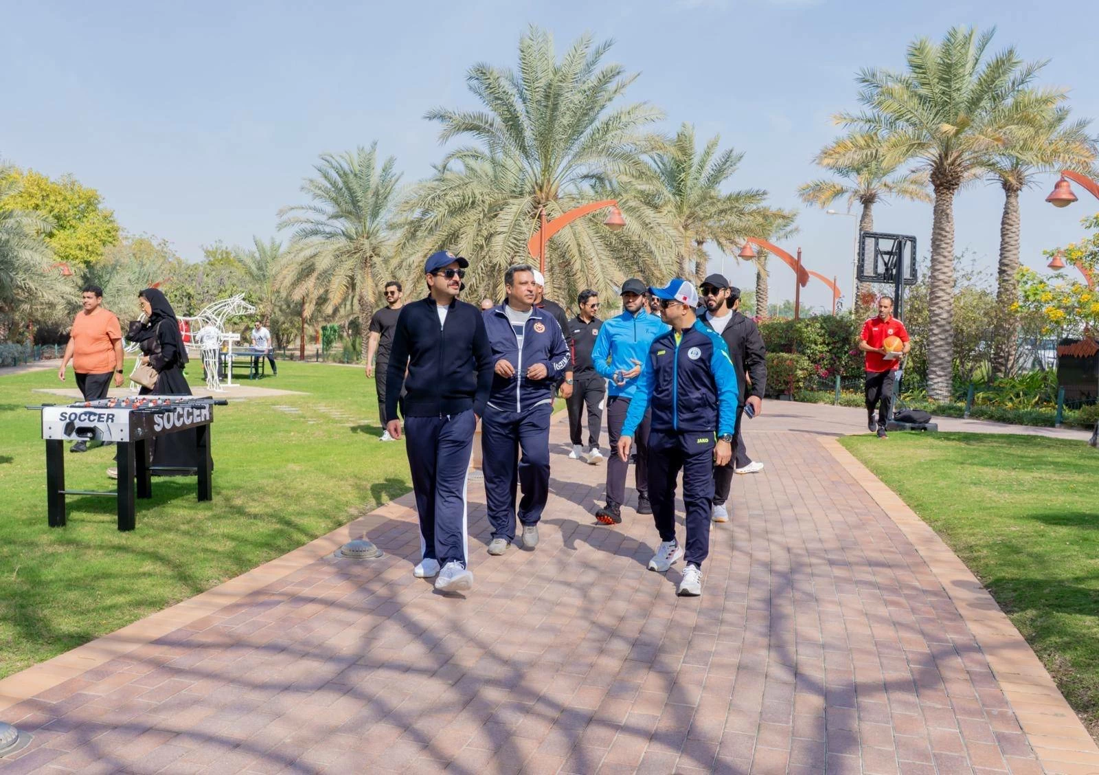 المحافظة الجنوبية تشارك باليوم الرياضي لمملكة البحرين