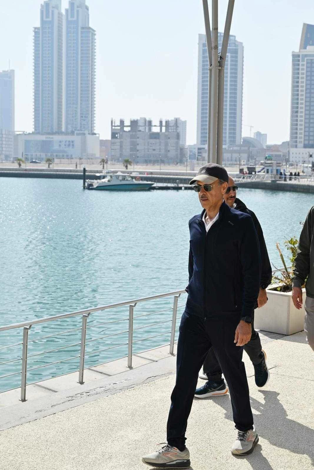 "الجنسية والجوازات" تحتفي باليوم الرياضي لمملكة البحرين من خلال تنظيم فعالية رياضية لموظفيها