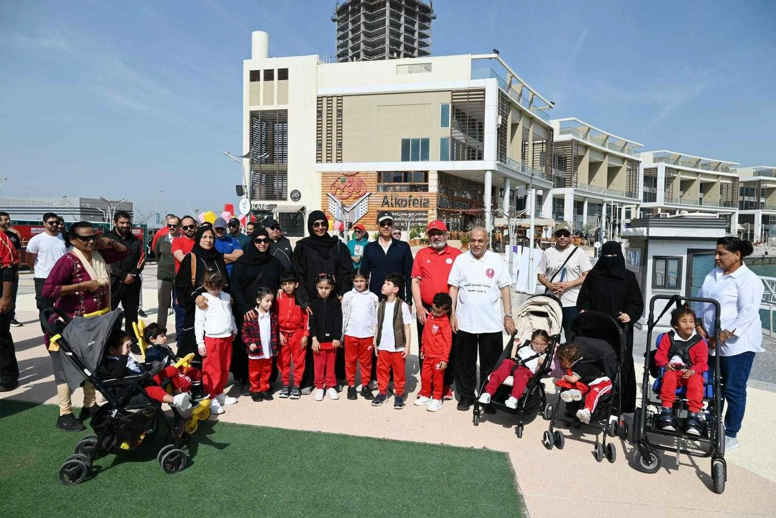 "الجنسية والجوازات" تحتفي باليوم الرياضي لمملكة البحرين من خلال تنظيم فعالية رياضية لموظفيها