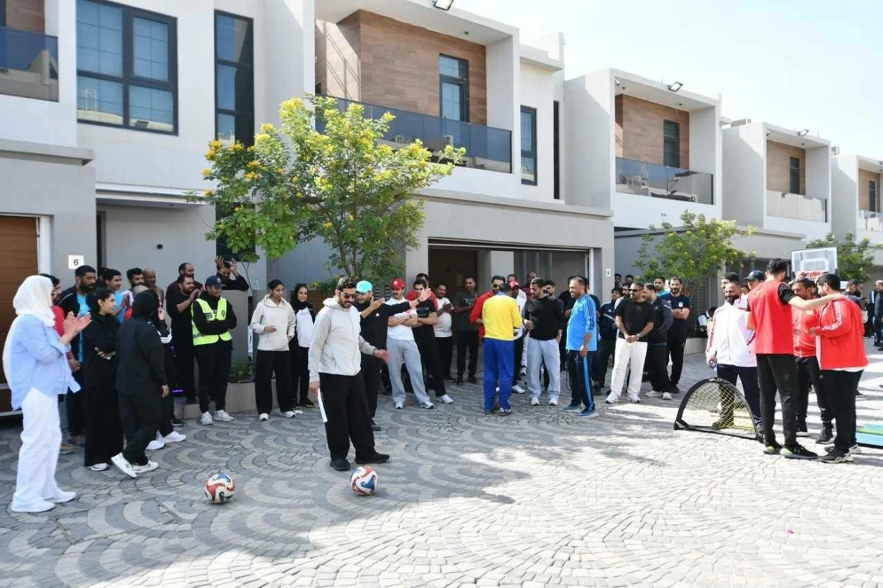 مدير عام تنفيذ الأحكام والعقوبات البديلة يشهد فعالية رياضية بمناسبة اليوم الرياضي لمملكة البحرين بمجمع السجون المفتوحة