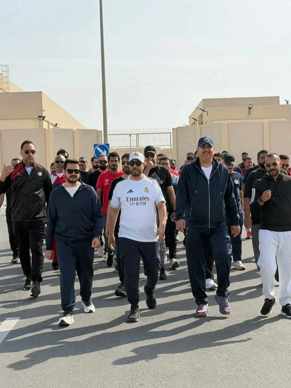 إدارات وزارة الداخلية تشارك في فعاليات اليوم الرياضي 2026