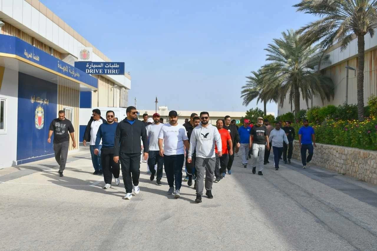 إدارات وزارة الداخلية تشارك في فعاليات اليوم الرياضي 2026