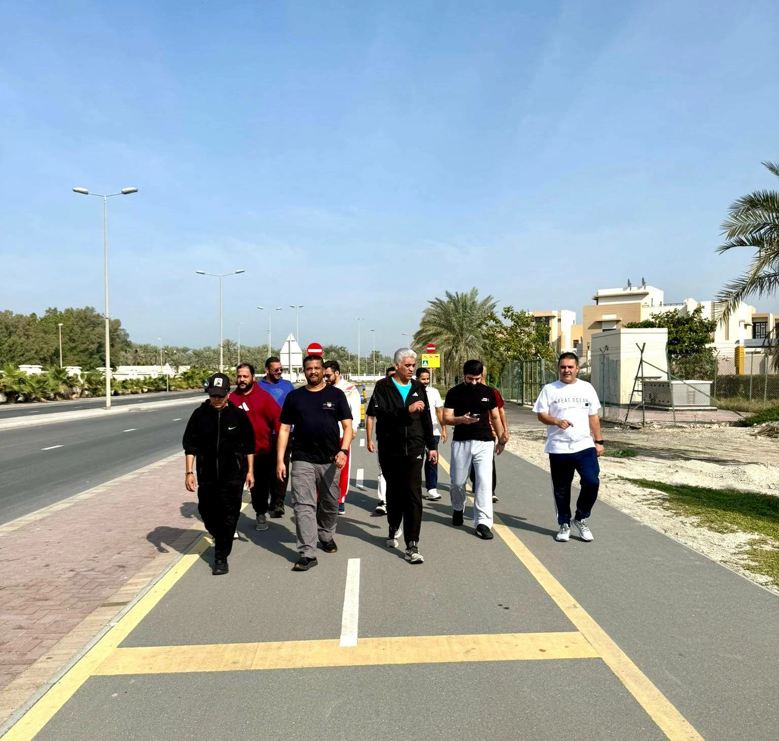 إدارات وزارة الداخلية تشارك في فعاليات اليوم الرياضي 2026