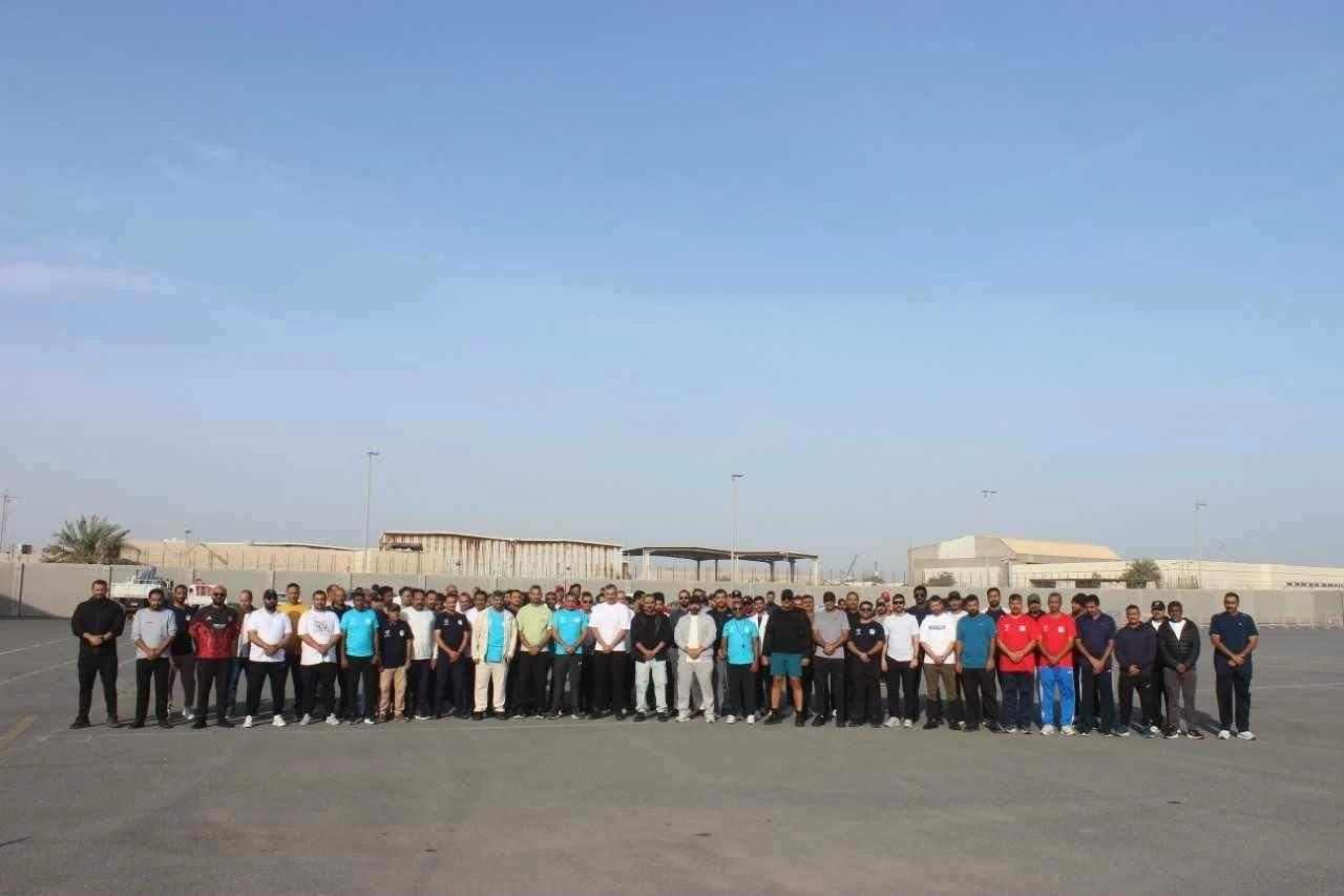 إدارات وزارة الداخلية تشارك في فعاليات اليوم الرياضي 2026