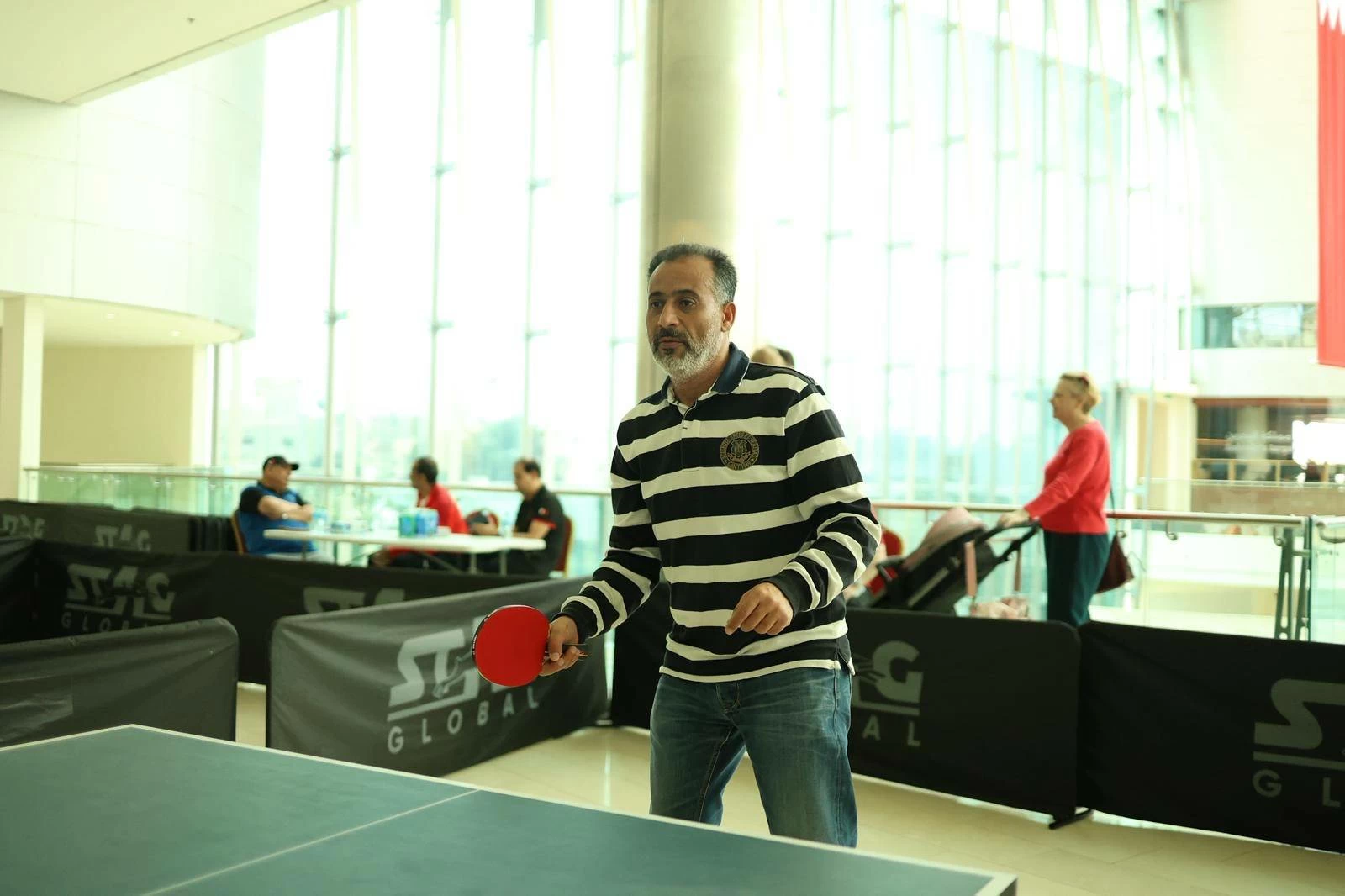 اتحاد الطاولة ينظم فعالية رياضية خلال يوم البحرين الرياضي