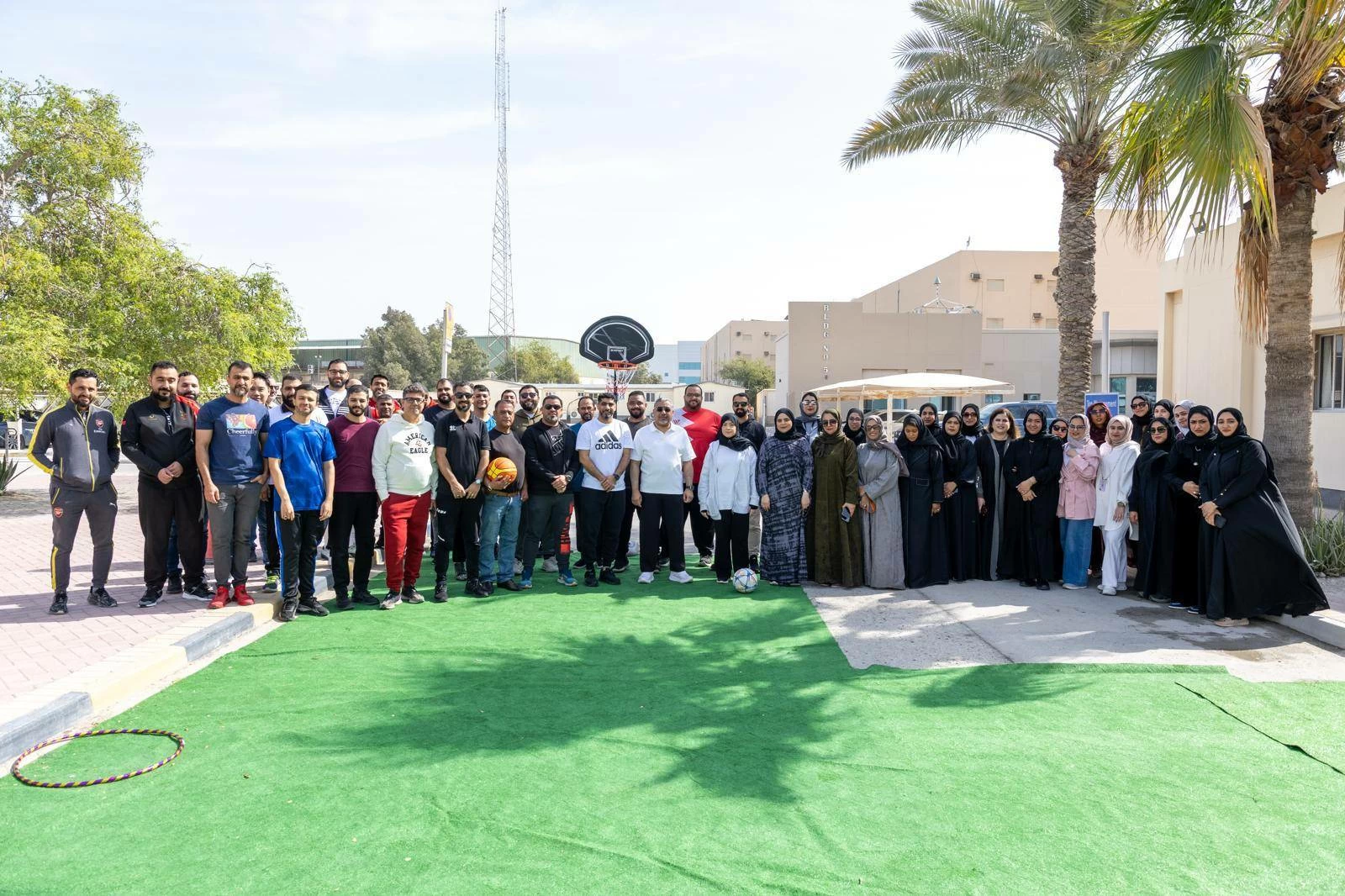 "الأشغال" تشارك في فعاليات اليوم الرياضي لمملكة البحرين