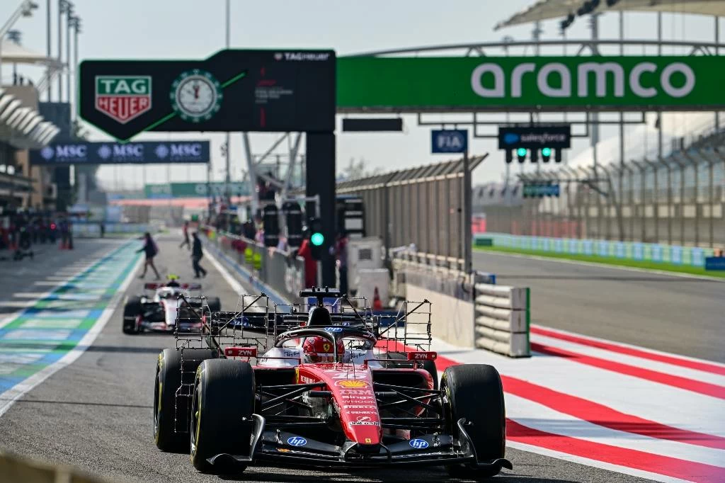 لوكلير يضع فيراري في الصدارة في ثاني أيام التجارب الشتوية بحلبة البحرين الدولية