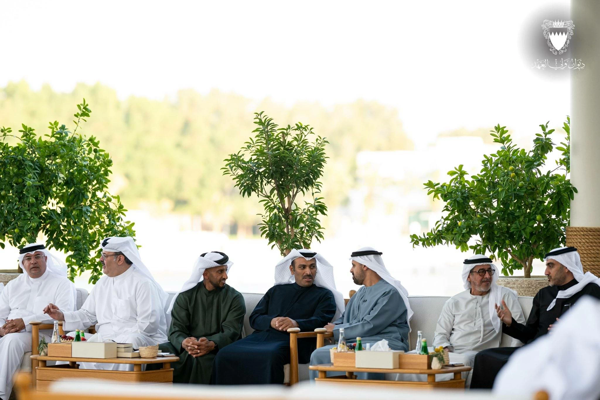 ولي العهد رئيس مجلس الوزراء يلتقي رئيس دولة الإمارات