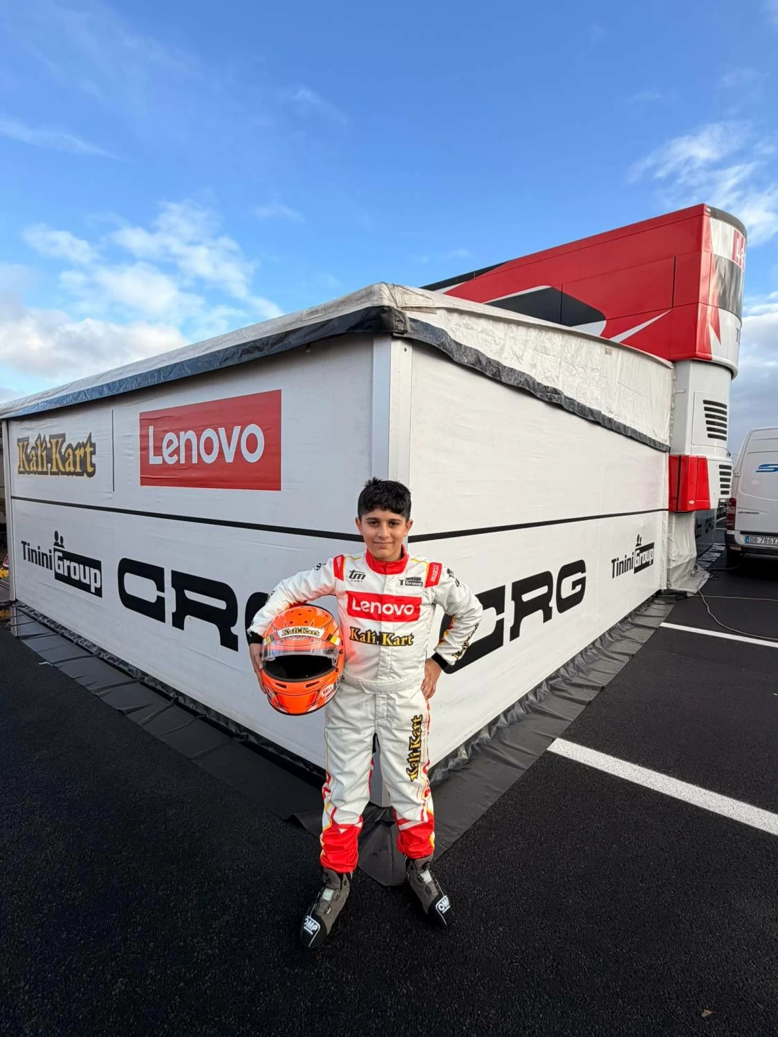 مشاركة تاريخية لنجم الكارتينج البحريني في افتتاح بطولة إيطاليا