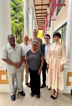 "أمين عام البحرين لتسوية المنازعات الدولية" تلتقي مجلس إدارة معهد سورينام للتحكيم