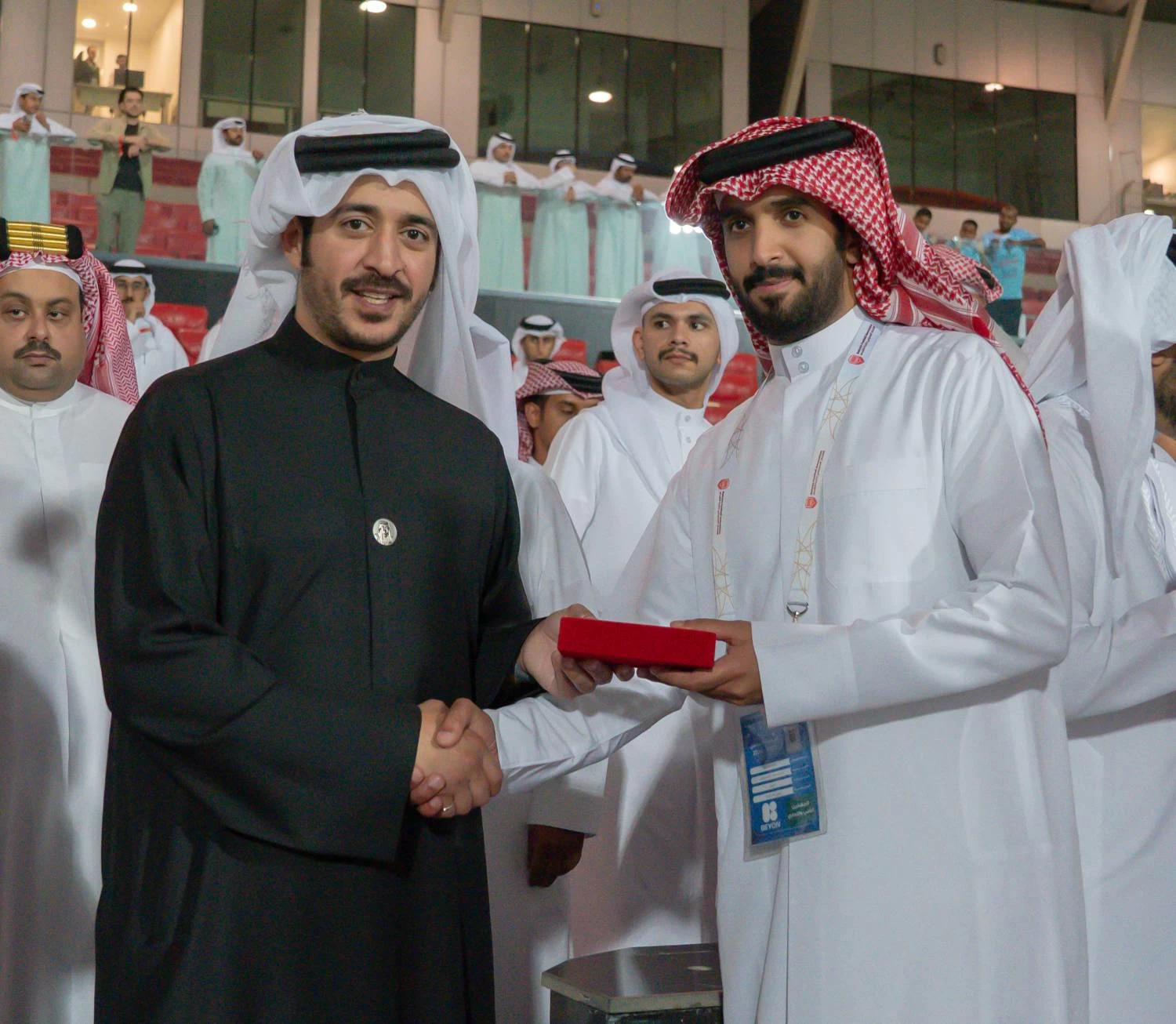 خالد بن حمد يتوج الرفاع بطلا لكأس سموه لكرة القدم بعد فوزه على المحرق