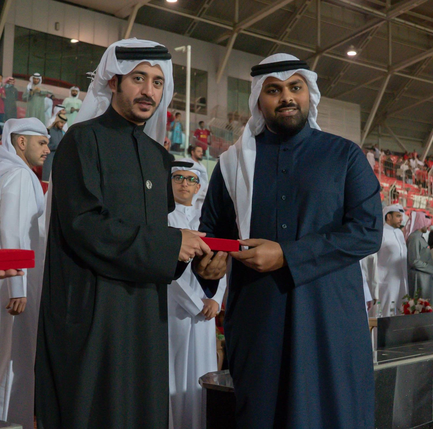 خالد بن حمد يتوج الرفاع بطلا لكأس سموه لكرة القدم بعد فوزه على المحرق