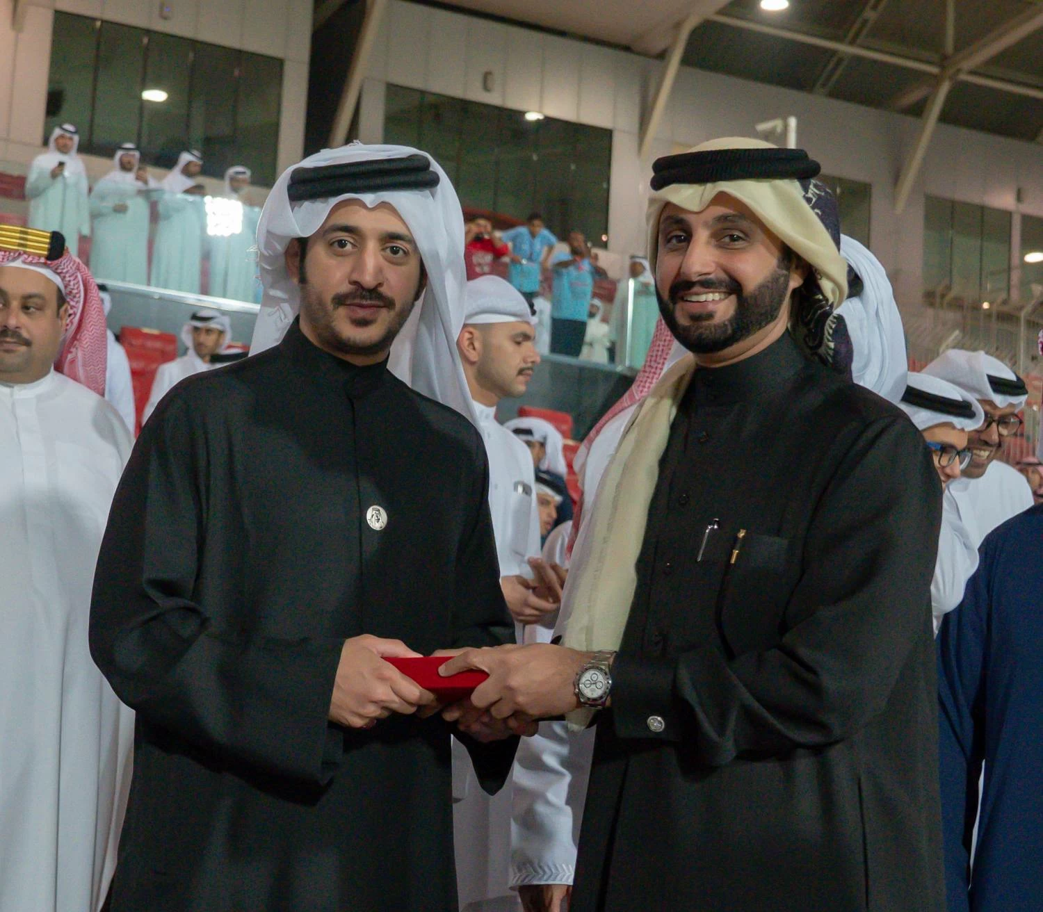 خالد بن حمد يتوج الرفاع بطلا لكأس سموه لكرة القدم بعد فوزه على المحرق