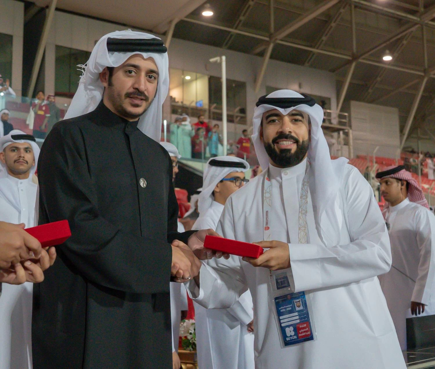 خالد بن حمد يتوج الرفاع بطلا لكأس سموه لكرة القدم بعد فوزه على المحرق