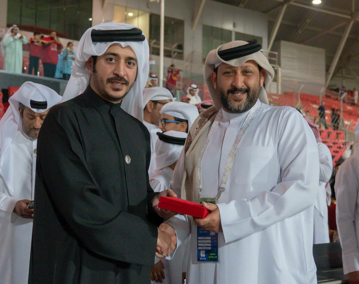 خالد بن حمد يتوج الرفاع بطلا لكأس سموه لكرة القدم بعد فوزه على المحرق