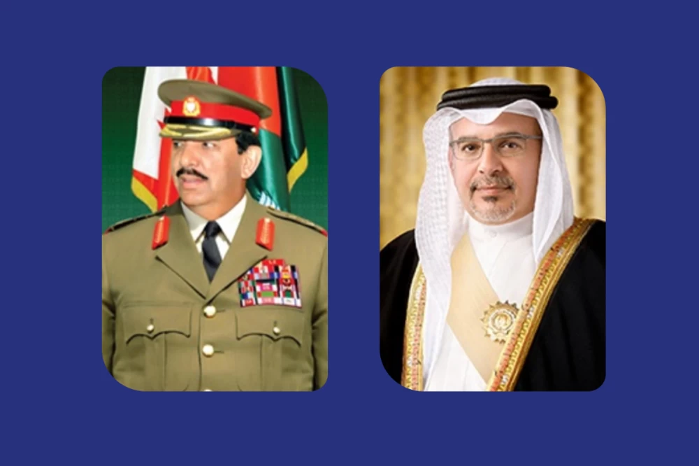 ولي العهد رئيس الوزراء يتلقى برقية تهنئة من القائد العام بمناسبة ذكرى ميثاق العمل الوطني