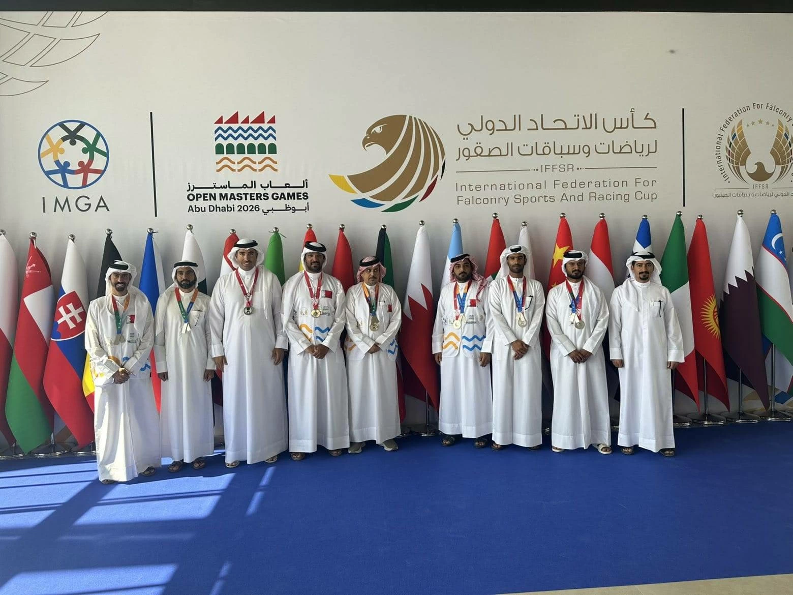 منتخب البحرين للصقور يحرز المركز الثاني بكأس الاتحاد الدولي في إنجاز عالمي للرياضات التراثية