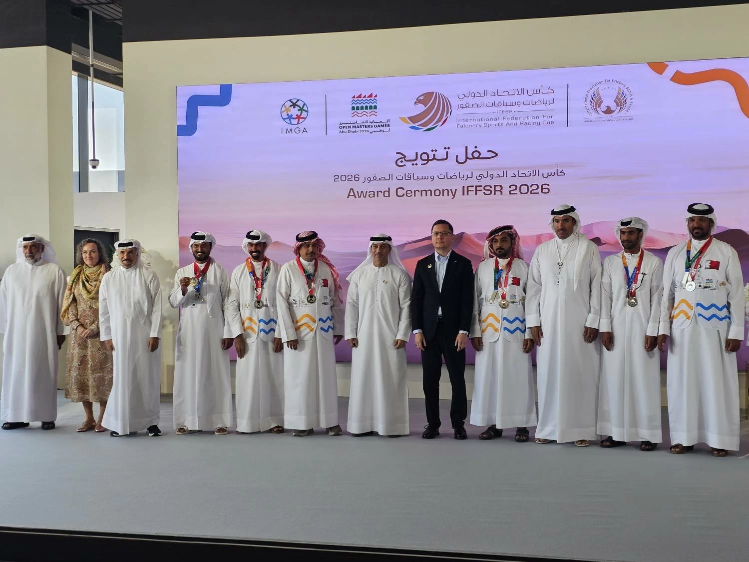 منتخب البحرين للصقور يحرز المركز الثاني بكأس الاتحاد الدولي في إنجاز عالمي للرياضات التراثية