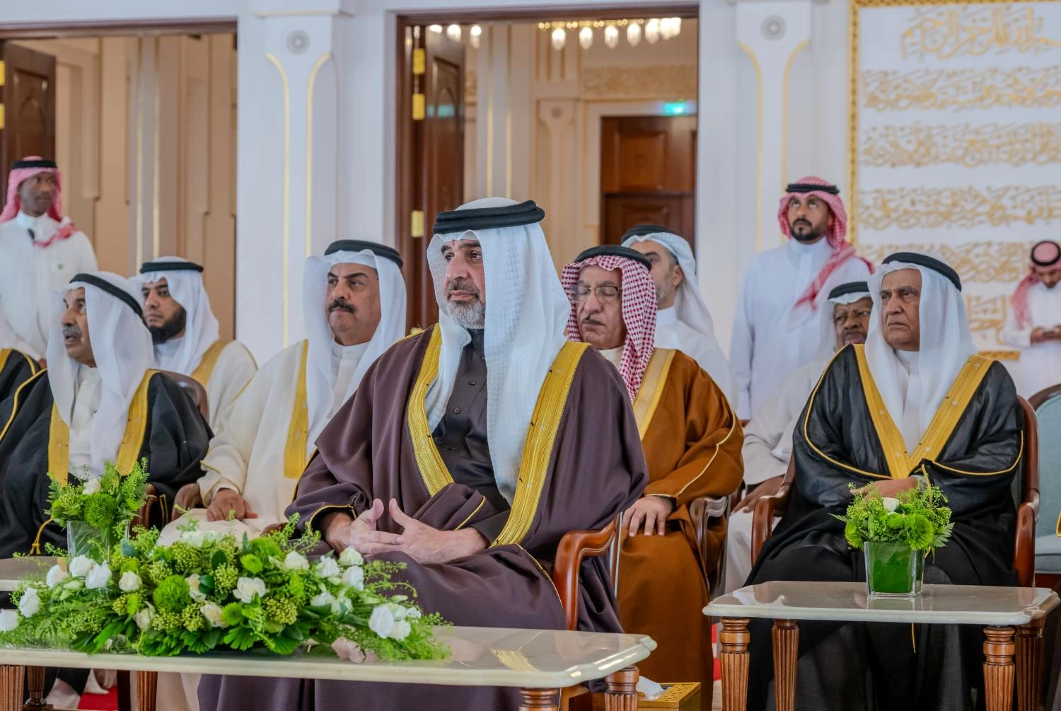 جلالة الملك ينيب عبدالله بن حمد لافتتاح جامع عيسى الكبير في مدينة المحرق