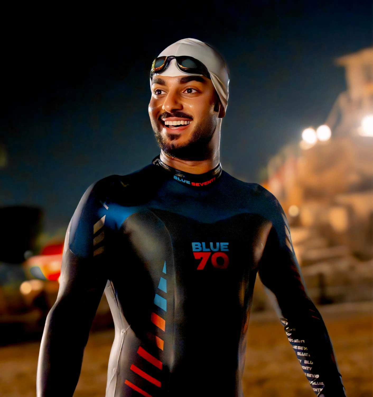 فريق تحدي خالد بن حمد للسباحة يقطع مسافة 44.5 كيلومترا من السعودية للبحرين