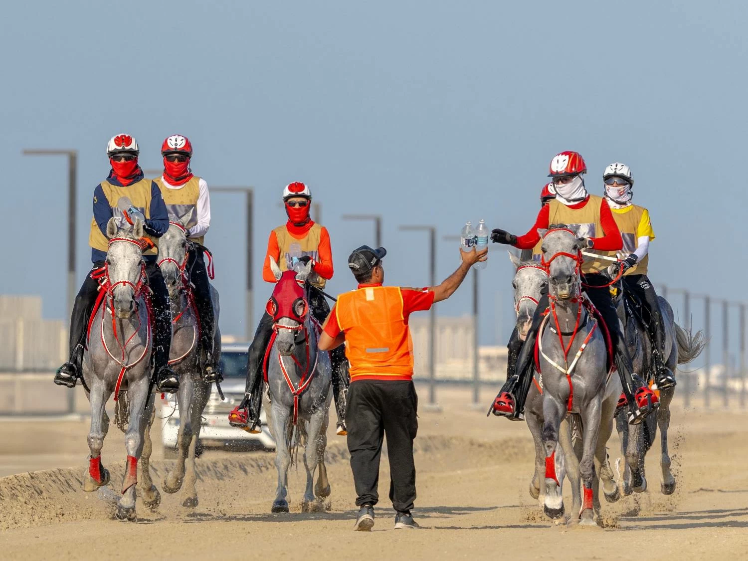 ناصر بن حمد يشهد ختام مهرجان كأس جلالة الملك المعظم لسباق القدرة