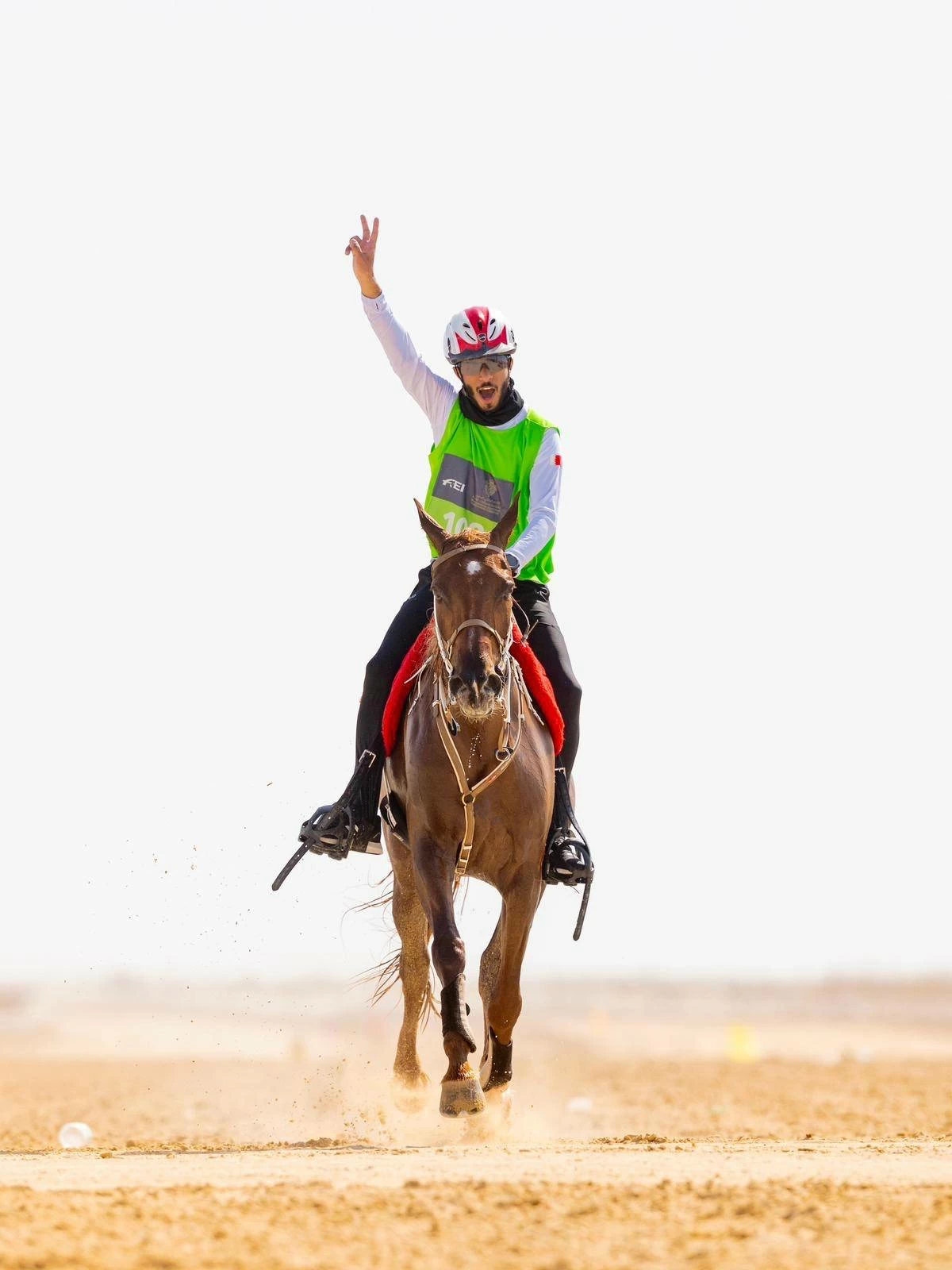 ناصر بن حمد يشهد ختام مهرجان كأس جلالة الملك المعظم لسباق القدرة