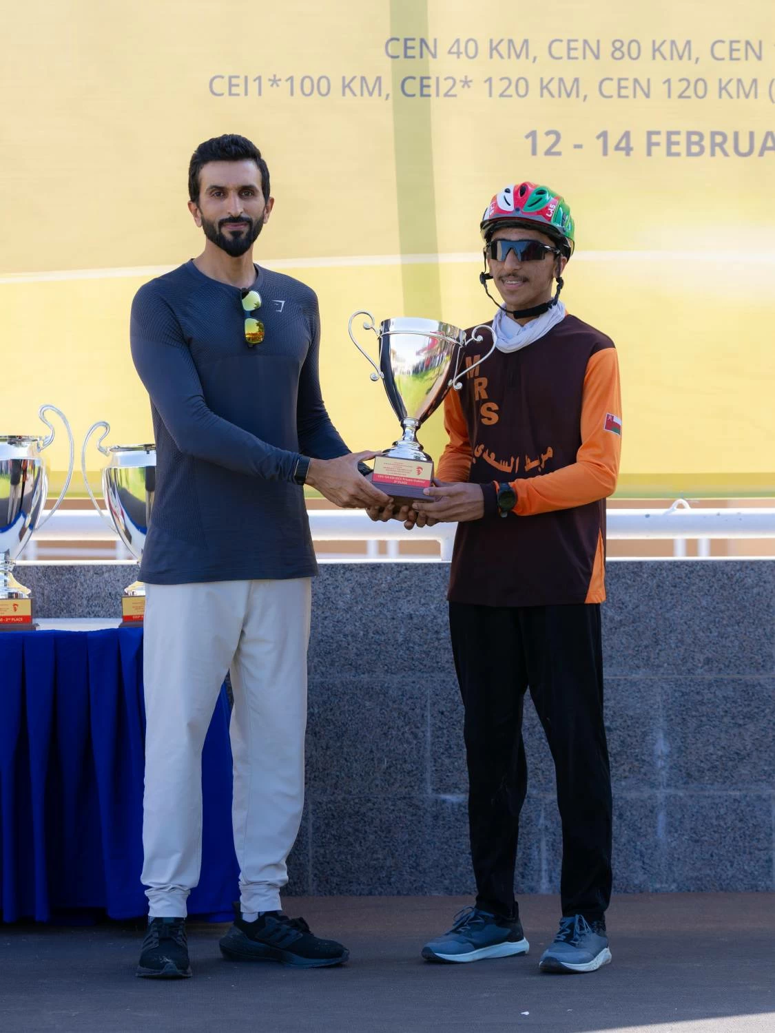 ناصر بن حمد يشهد ختام مهرجان كأس جلالة الملك المعظم لسباق القدرة