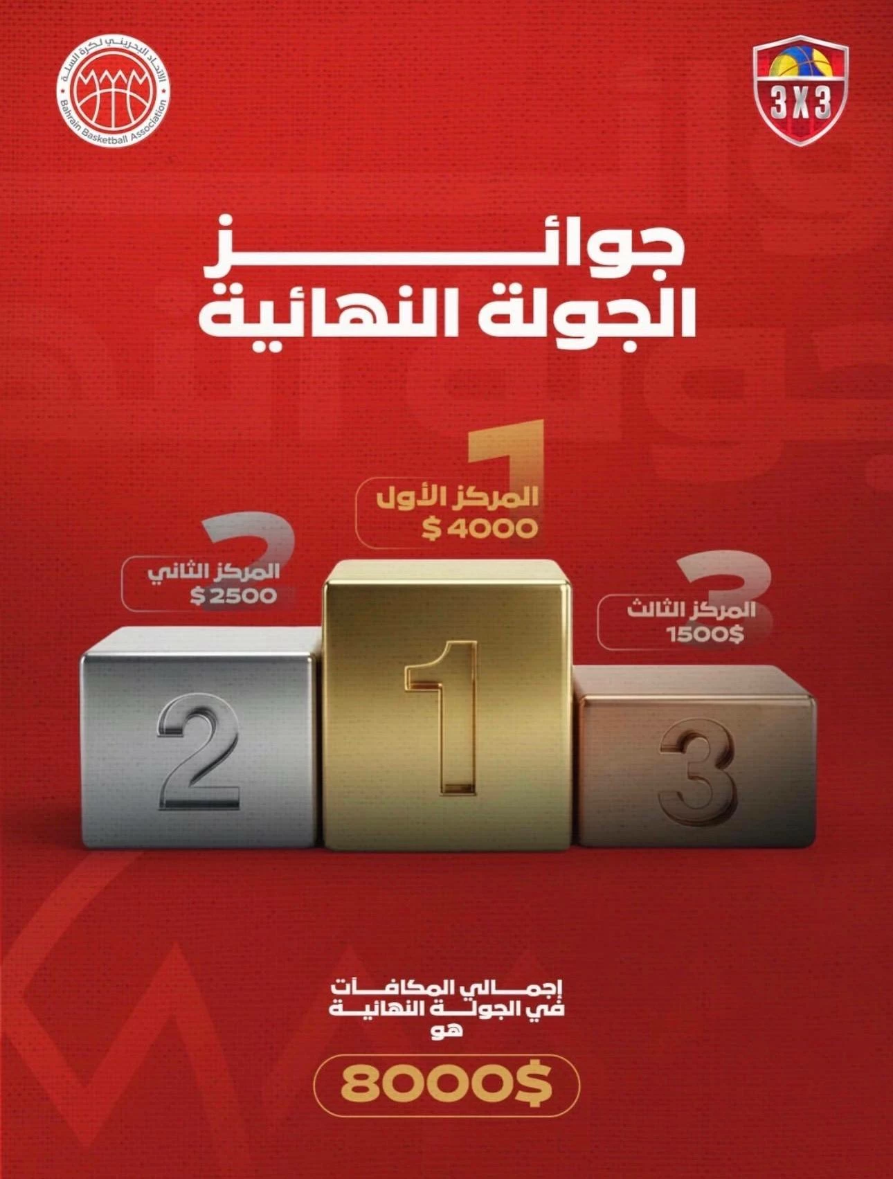 ثمانية أندية تبلغ الجولة الختامية من دوري كرة السلة 3x3