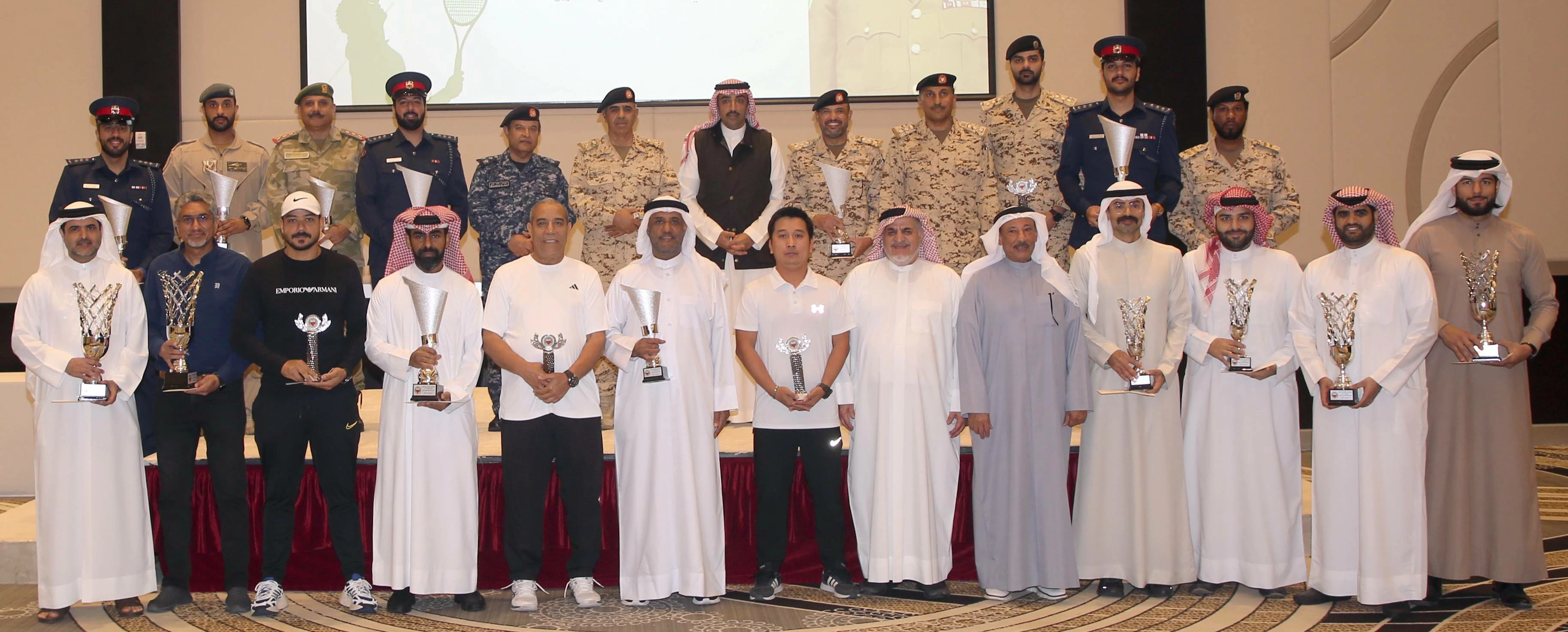 ختام بطولة القائد العام لقوة دفاع البحرين للتنس السوبر بنادي الضباط