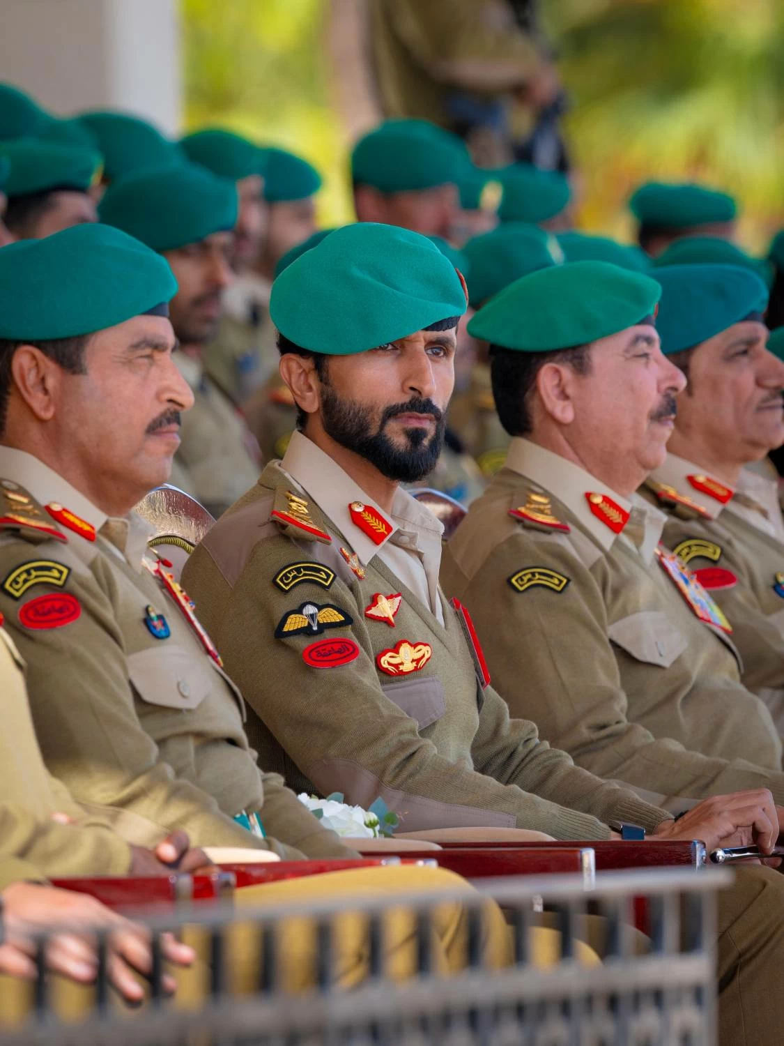 ناصر بن حمد يرعى حفل تخريج إحدى دورات المستجدين بالحرس الملكي