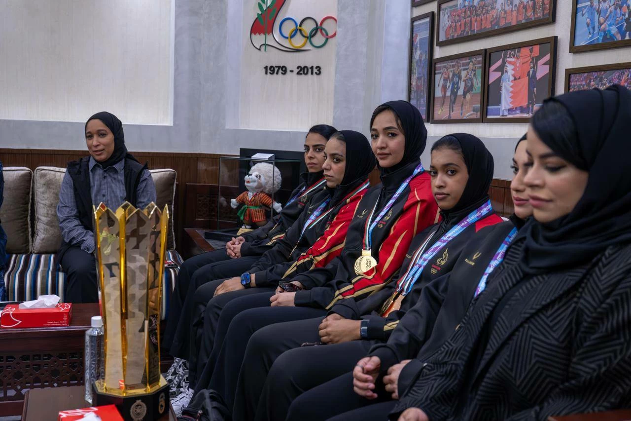 حصة بنت خالد تستقبل بطلات دورة ألعاب الأندية العربية وتشيد بإنجازاتهن