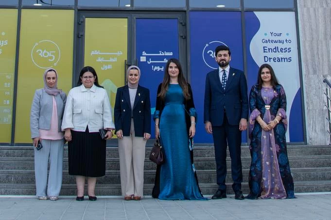 وزيرة الشباب تبحث التعاون المشترك مع مدير البرامج والشراكات بمؤسسة كردستان
