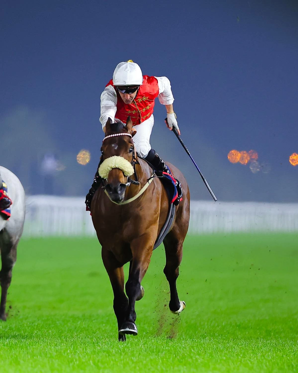 نائب الملك ولي العهد يشهد الجولة الخامسة من بطولة البحرين الدولية للخيل