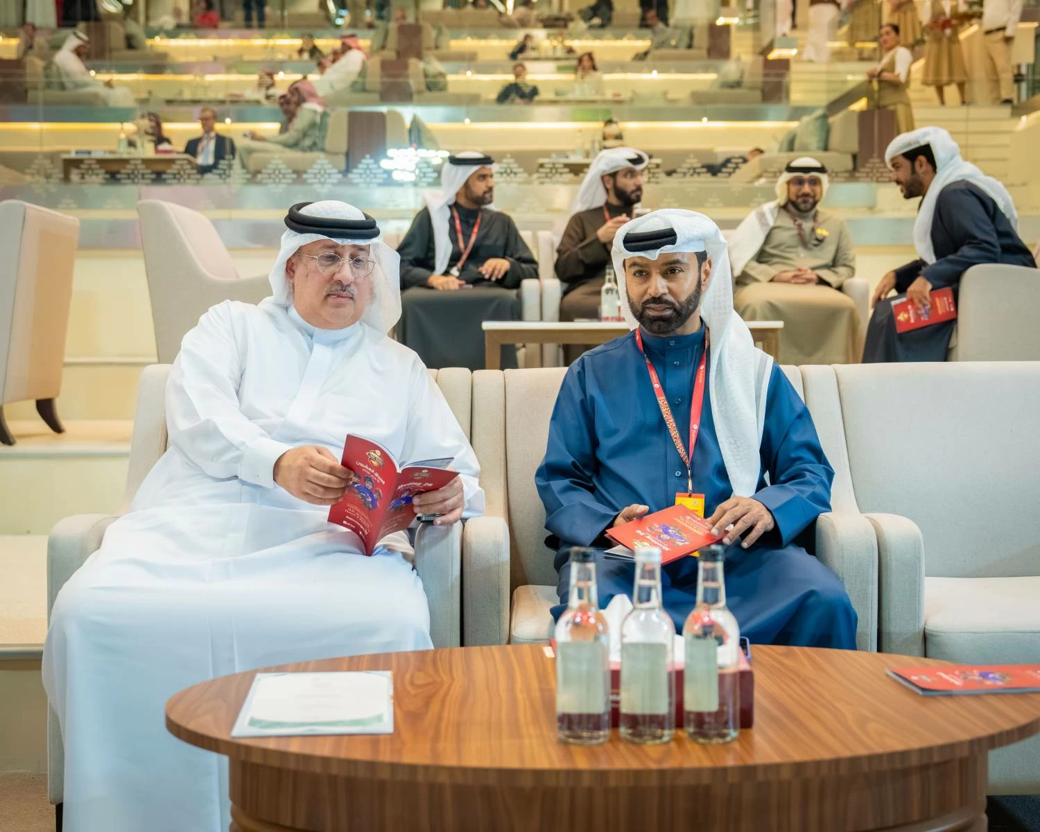 نائب الملك ولي العهد يشهد الجولة الخامسة من بطولة البحرين الدولية للخيل