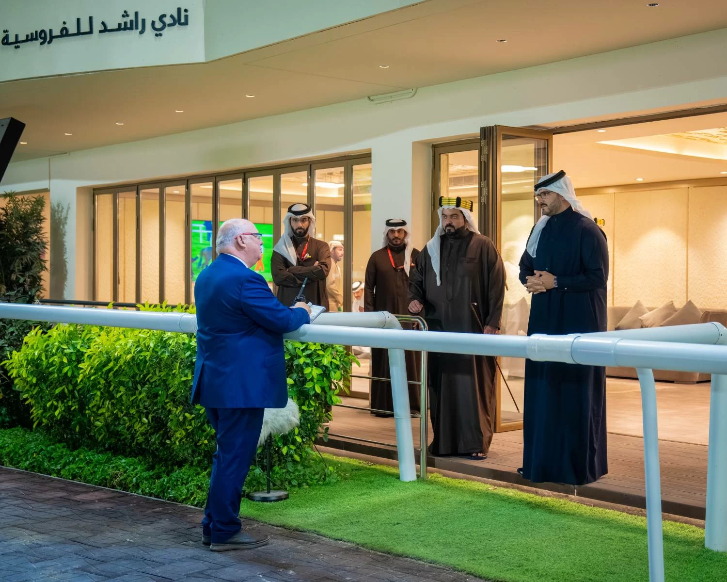 نائب الملك ولي العهد يشهد الجولة الخامسة من بطولة البحرين الدولية للخيل