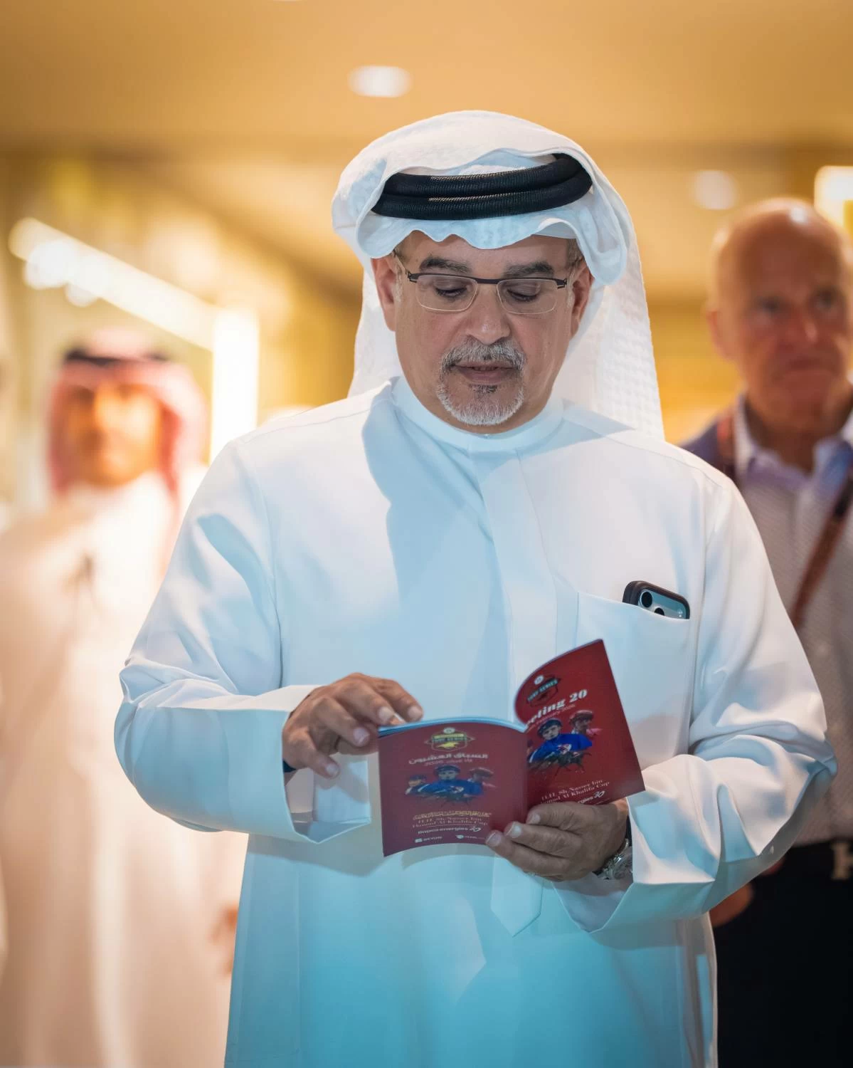 نائب الملك ولي العهد يشهد الجولة الخامسة من بطولة البحرين الدولية للخيل